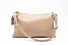 Carica l'immagine nel visualizzatore di Gallery, Borsa a Spalla Beige in Vera Pelle - Made in Italy Artigianale