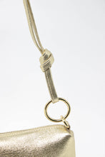 Carica l'immagine nel visualizzatore di Gallery, Borsa a Spalla Oro in Vera Pelle - Made in Italy Artigianale