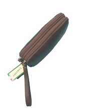 Carica l'immagine nel visualizzatore di Gallery, Pochette Uomo in Pelle Tabahò Doppia Cerniera Testa Moro