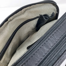 Carica l'immagine nel visualizzatore di Gallery, Tracolla Uomo Doppia Cerniera In Pelle Beverly Hills Polo Club Nero (art.632)