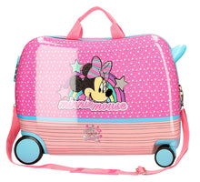 Carica l'immagine nel visualizzatore di Gallery, Trolley Cavalcabile Bagaglio a Mano Rigido Disney Minnie Mouse