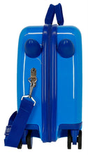 Carica l'immagine nel visualizzatore di Gallery, Trolley Cavalcabile Bagaglio a Mano Rigido Marvel Spiderman Azzurro
