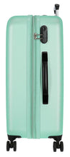 Carica l'immagine nel visualizzatore di Gallery, Set Valigie Roll Road in ABS 8 Ruote Espandibile Verde Acqua