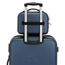 Carica l'immagine nel visualizzatore di Gallery, Beauty Case Rigido Rool Road Blu
