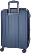 Carica l'immagine nel visualizzatore di Gallery, Set Tre Valige Movom in ABS 8 Ruote Linea Wood Blu Navy