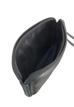 Carica l'immagine nel visualizzatore di Gallery, Pochette da Polso Piatta Uomo Tabahò in Pelle Nero
