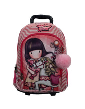Carica l'immagine nel visualizzatore di Gallery, SANTORO- Gorjuss Zaino Trolley Fairground Up And Away - Rosa