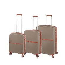 Carica l'immagine nel visualizzatore di Gallery, Set 3 Valigie Dielle 190 (55/60/70 cm) in Polipropilene – Trolley Rigidi Espandibili con TSA e 4 Ruote
