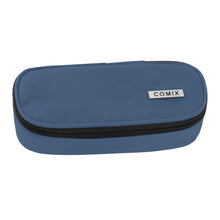 Carica l'immagine nel visualizzatore di Gallery, Astuccio Ovale Comix Monocolore Dusty Blue – Pratico e Organizzato per la Scuola
