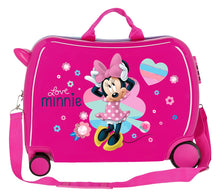 Carica l&#39;immagine nel visualizzatore di Gallery, Trolley Cavalcabile Bagaglio a Mano Rigido Disney Minnie Love
