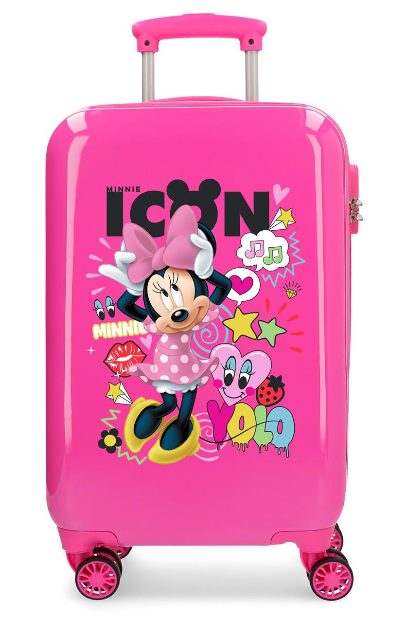 Trolley Bagaglio a Mano Rigido Disney Minnie Icon
