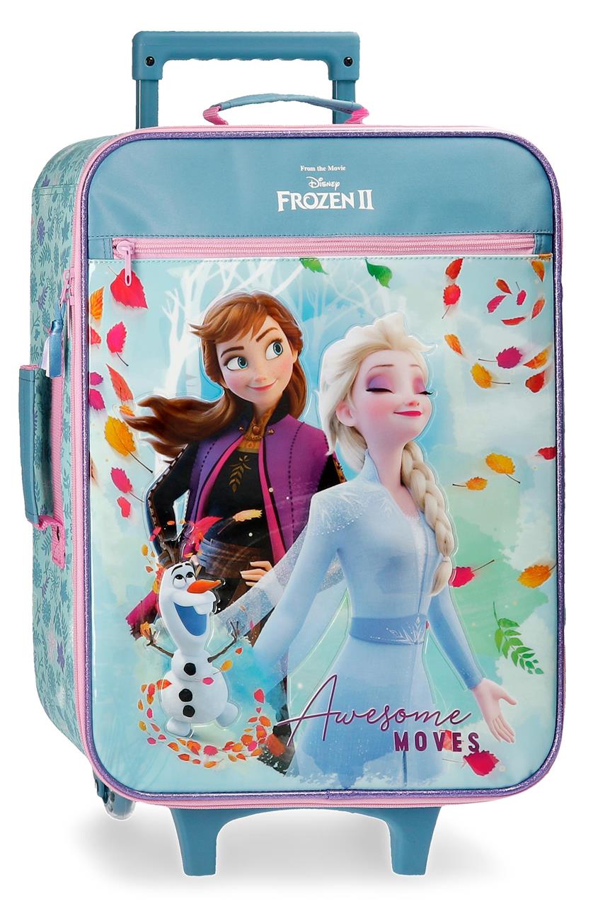 Trolley Bagaglio a Mano Semirigido Disney Frozen Awesome Moves