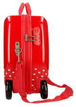Carica l&#39;immagine nel visualizzatore di Gallery, Trolley Cavalcabile Bagaglio a Mano Rigido Disney Minnie Mouse Rainbow
