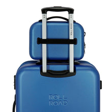 Carica l&#39;immagine nel visualizzatore di Gallery, Beauty Case Rigido Rool Road Blu Chiaro
