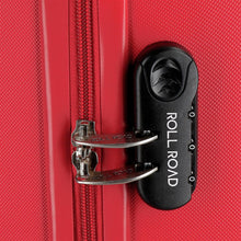 Carica l&#39;immagine nel visualizzatore di Gallery, Set Valigie Roll Road  in ABS 4 Ruote Rosso
