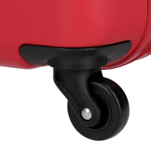 Carica l&#39;immagine nel visualizzatore di Gallery, Set Valigie Roll Road  in ABS 4 Ruote Rosso
