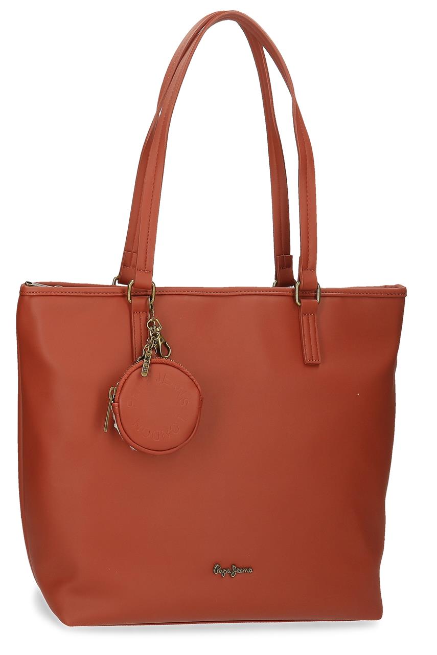 Borsa Shopping Linea Bianca Pepe Jeans London Coral