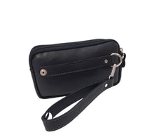Carica l&#39;immagine nel visualizzatore di Gallery, Pochette Uomo a Tre Scomparti - Tabahò - Nero
