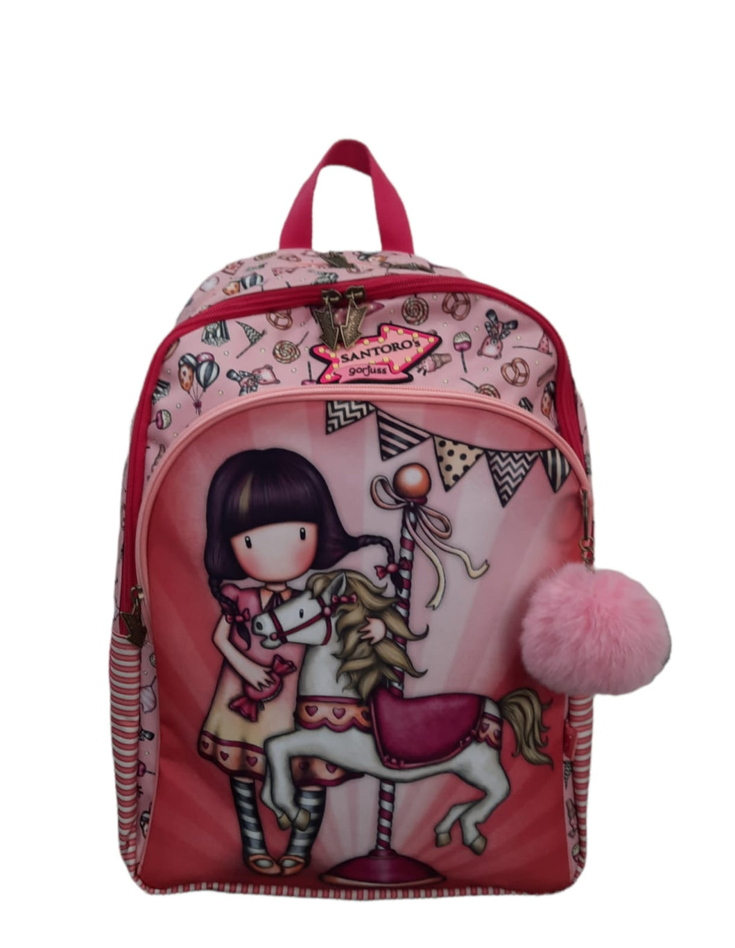 SANTORO - Zaino Large Up And Away Gorjuss - Rosa